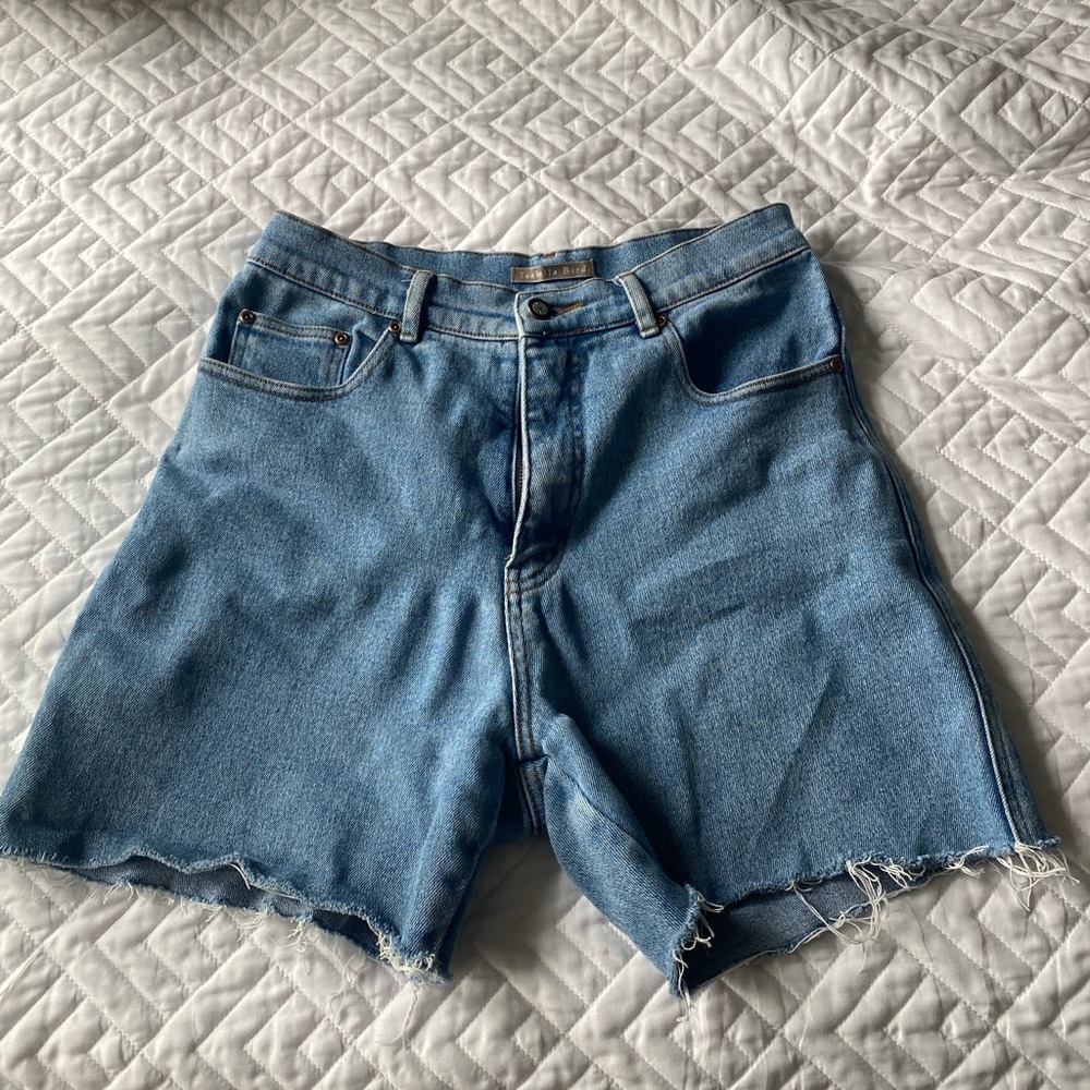 trendy denim shorts